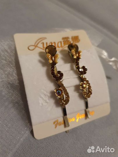 Серьги и заколки