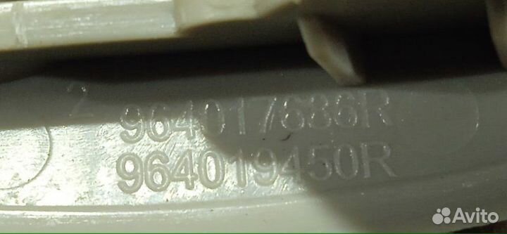 Козырек солнцезащитный левый Renault Logan седан