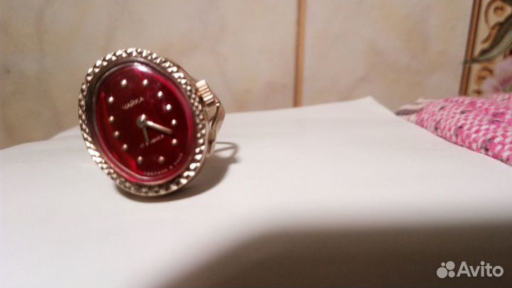 Часы перстень винтажные СССР 