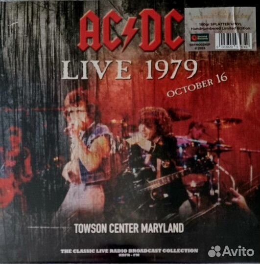 Виниловая пластинка AC/DC - Live 1979 - Towson Cen