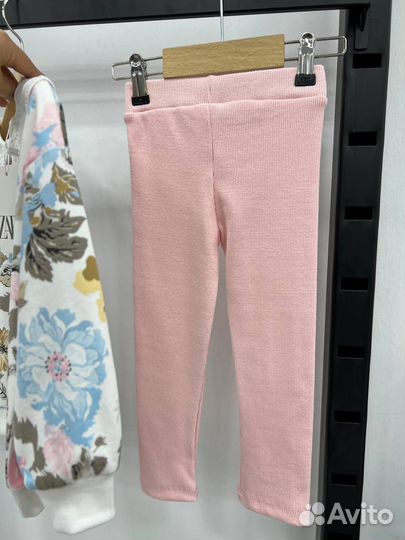 Костюм Zara для девочки нарядный с легинсами