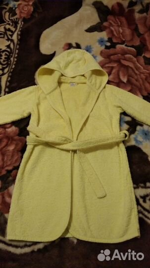 Халат банный детский для девочки