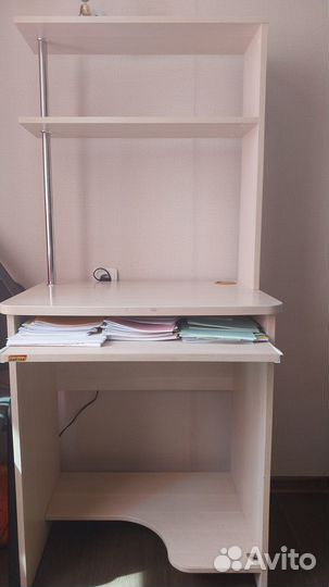 Компьютерный стол белый бу