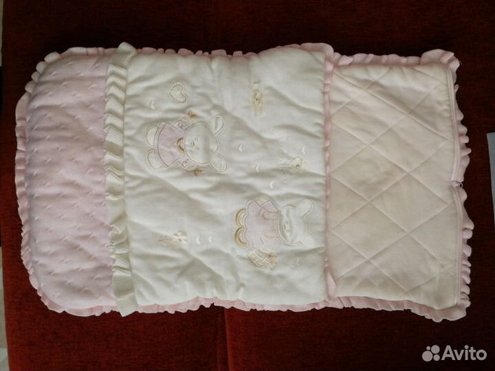 Конверт и плед на выписку Piccolo Angelo