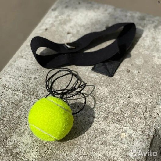 Мяч для бокса (2 шт) красный + желтый