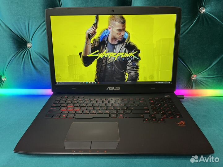 Игровой Asus ROG 17,3 i7 GTX FHD IPS SSD 12GB