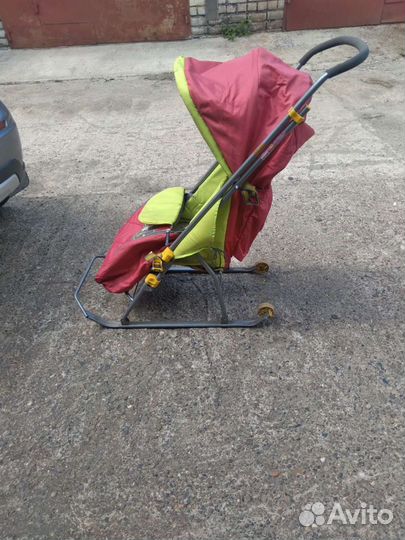 Коляска санки