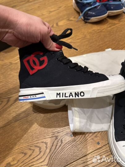 Dolce gabbana кеды детские 36 размер оригинал