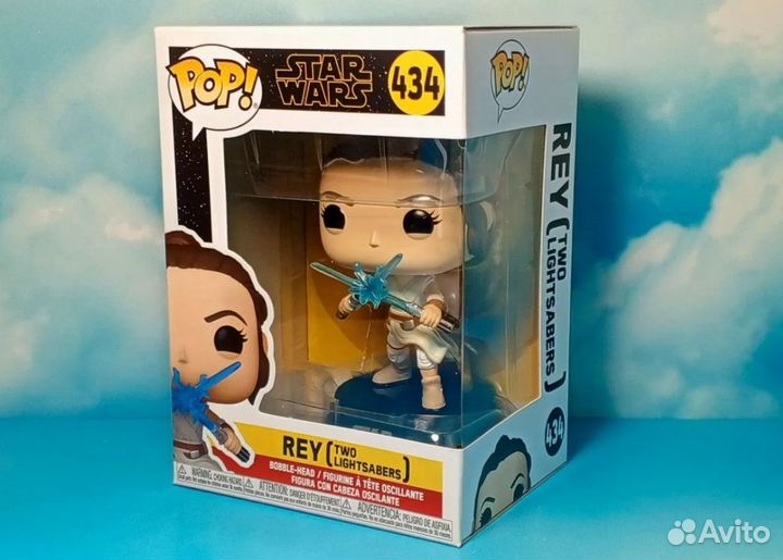 Funko Pop Rey two lightsabers №434 (Star Wars)