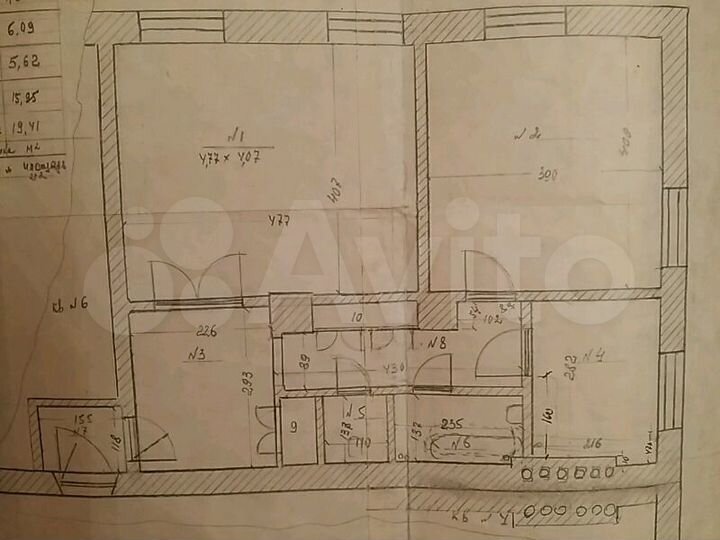 2-к. квартира, 62 м², 2/3 эт.