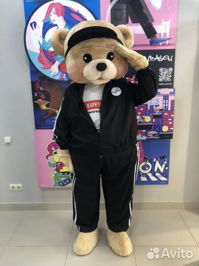 Мишка Тед поздравление от ростовой куклы