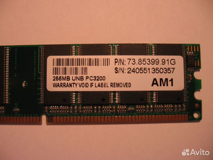 Модули памяти ddr1, ddr2