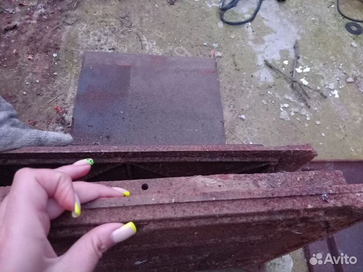 Плита чугунная для печи бу