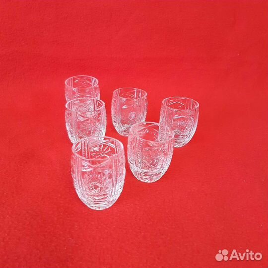 Хрусталь фужеры, бокалы, стопки