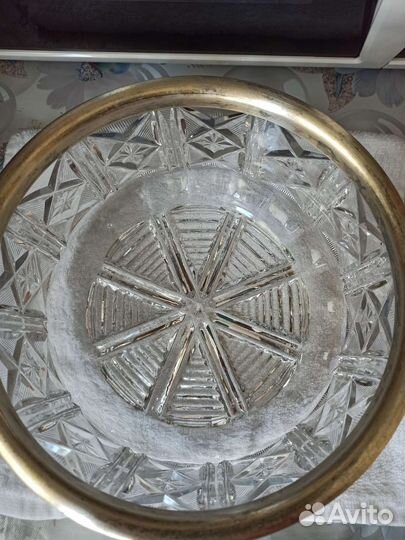 Ваза хрустальная большая СССР