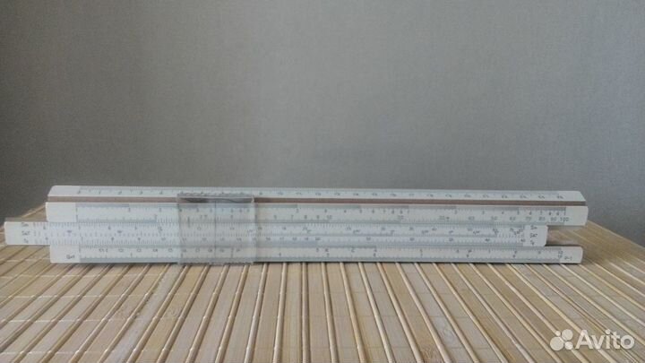 Линейка логарифмическая СССР в футляре