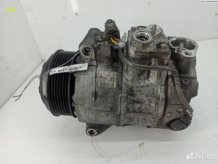 Б/У Б/У Компрессор кондиционера скол на шкиве