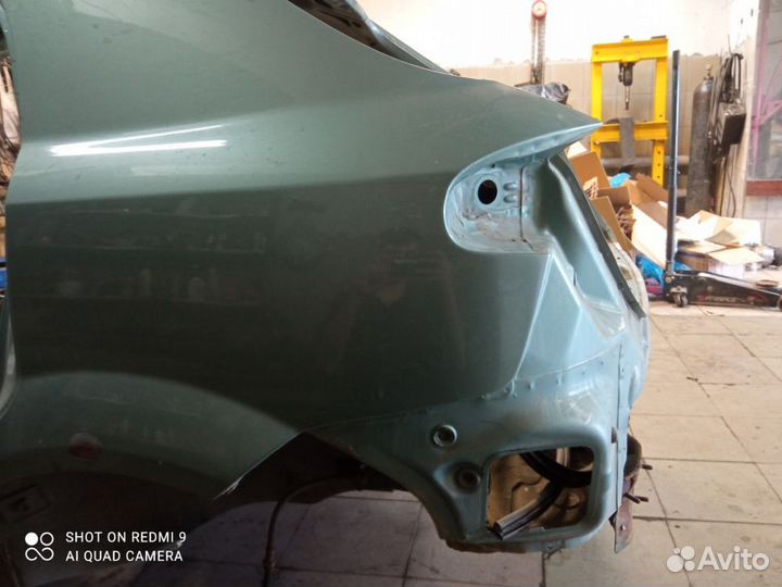 Крыло заднее левое chevrolet lacetti