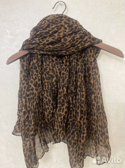 Палантин шарф леопард