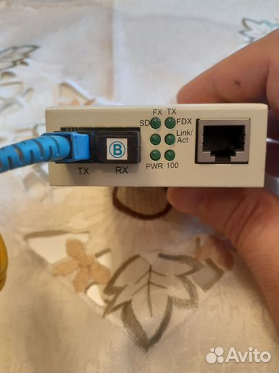 Медиаконвертер оптический Gigalink GL-F920R 10 100