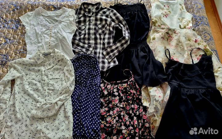 Женские вещи разные пакетами
