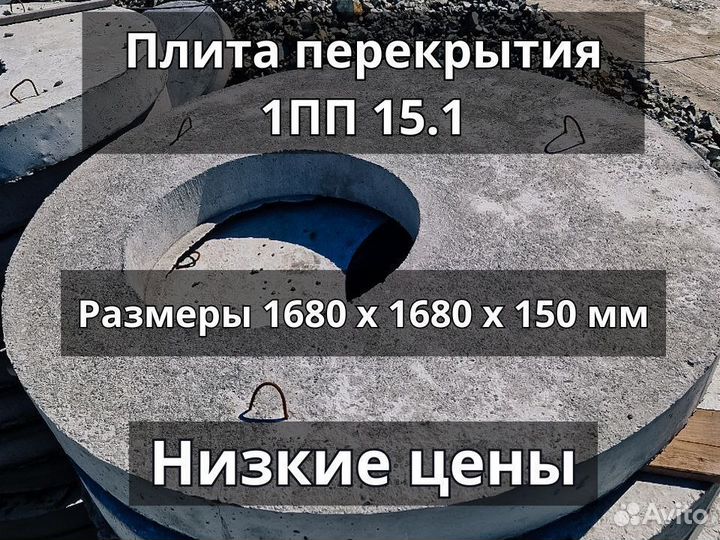 Плита перекрытия Железобетонные изделия