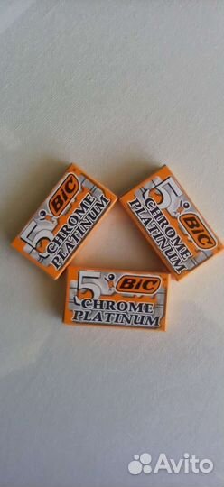 Лезвия для Т-образного станка Bic Platinum Chrome