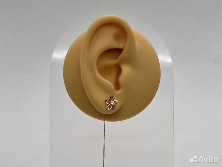 Золотые серьги 585 пробы