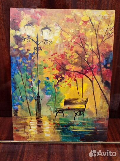 Картина акрилом на холсте