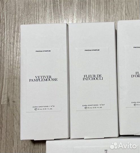 Парфюм, духи кисть Zara, Fleur De Patchouli