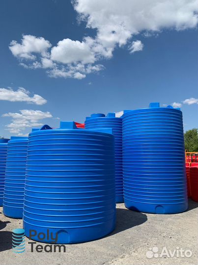 Баки плаcтиковыe новые 4500-15000 вода