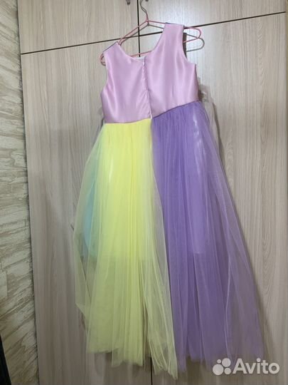 Платье для девочки с ободком