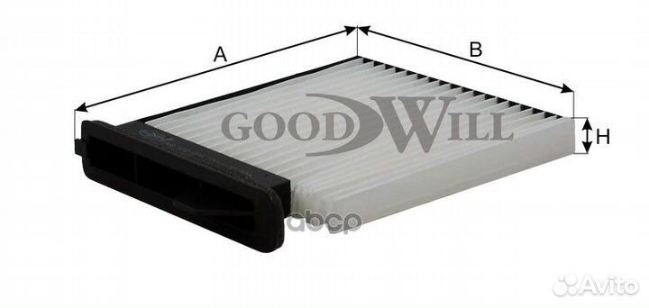 Фильтр салонный AG172CF Goodwill