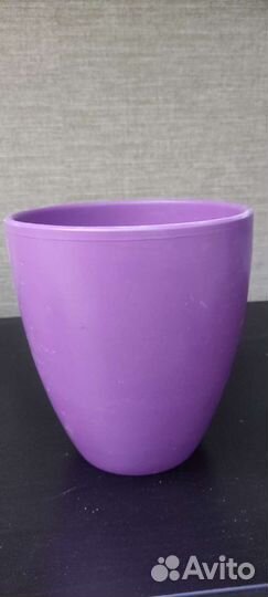 Горшки для цветов керамические и пластик