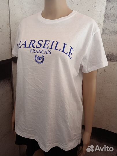 Футболка женская новая с принтом 44-46 размер