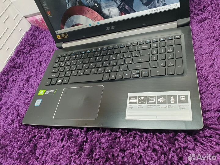 Acer full HD intel core i5 7 GeForce GTX1050-2GB