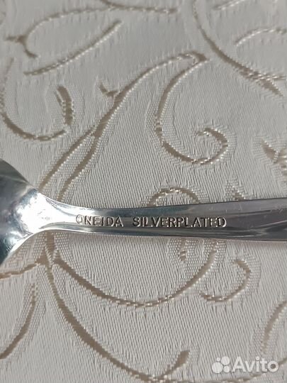 Винтажные кофейные ложки (посеребрение)