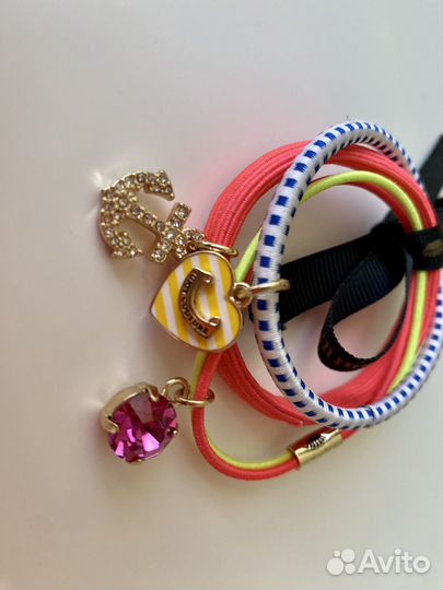 Juicy Couture, ориг. новый браслет-набор резинок