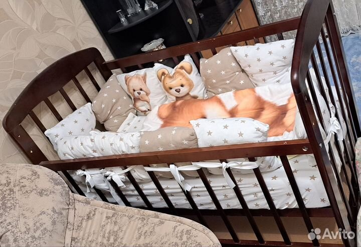 Детская кровать манеж бу