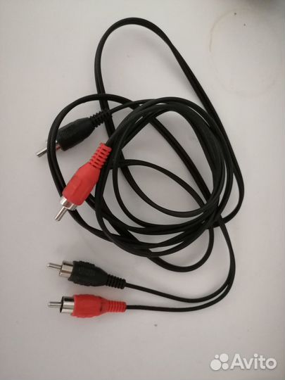 Кабель 2RCA х 2RCA тюльпан