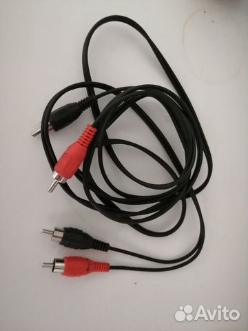 Кабель 2RCA х 2RCA тюльпан