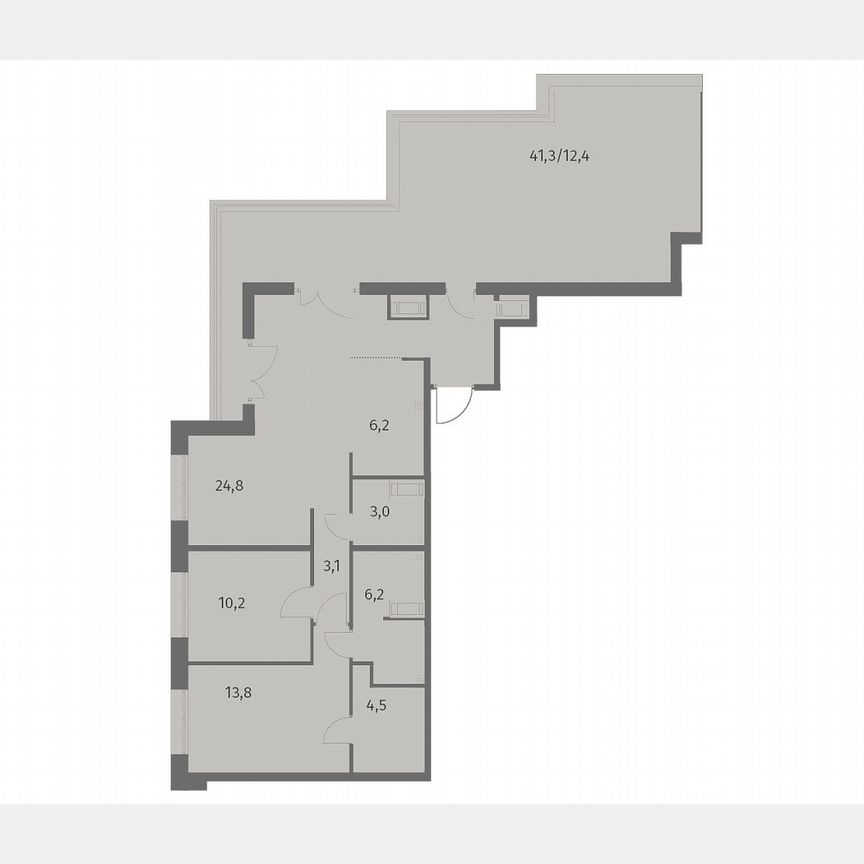 3-к. квартира, 88,3 м², 13/13 эт.