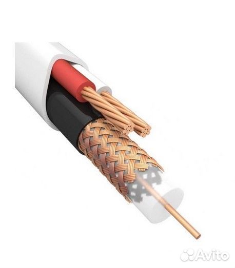 Кабель для видеонаблюдения КВК-В-2 2х0,5