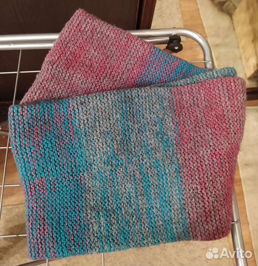 Снуд двойной шерсть, свитер с горловиной 146