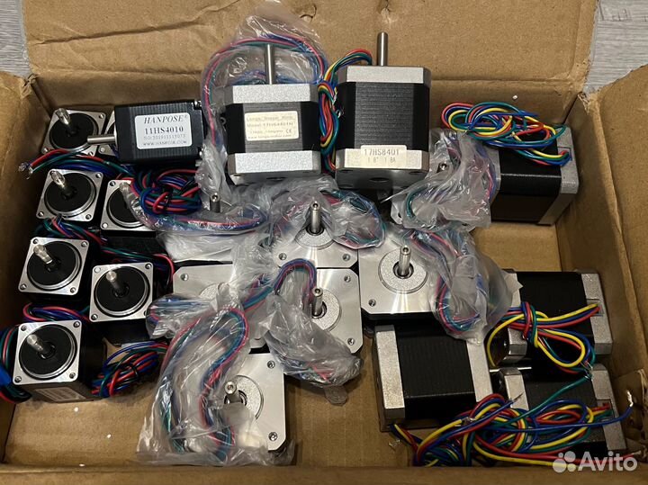 Шаговые двигатели. Новые. Nema17, Nema14, Nema11