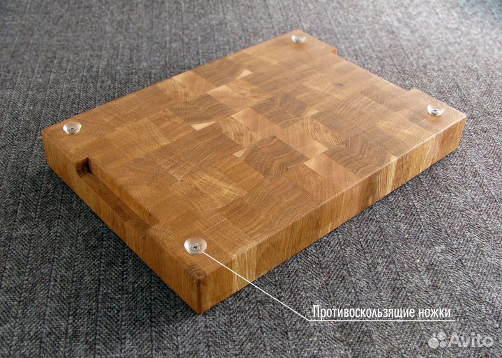Торцевая разделочная доска из дуба