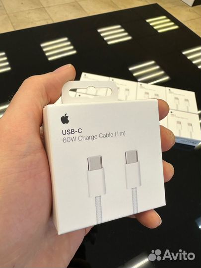 Новый Кабель Apple USB-C 60W оригинал 1 метр