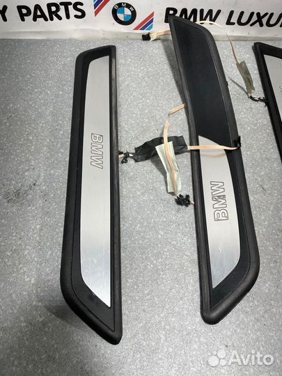 Накладка на порог наружная Bmw 7 F01 N63B44