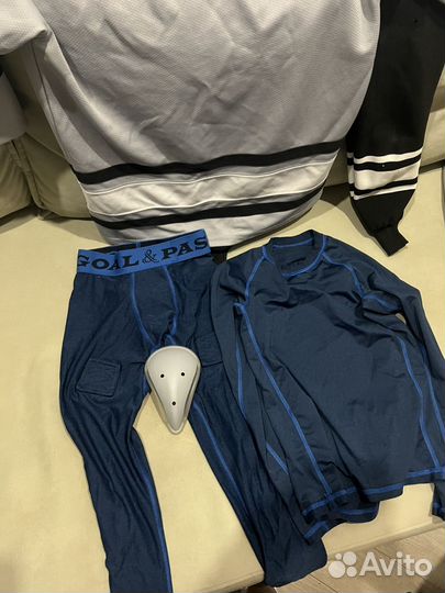 Хоккейная майка bauer и термо с ракушкой