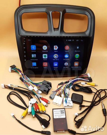 Магнитола андроид Рено Логан, Сандеро-2.(арт.697)